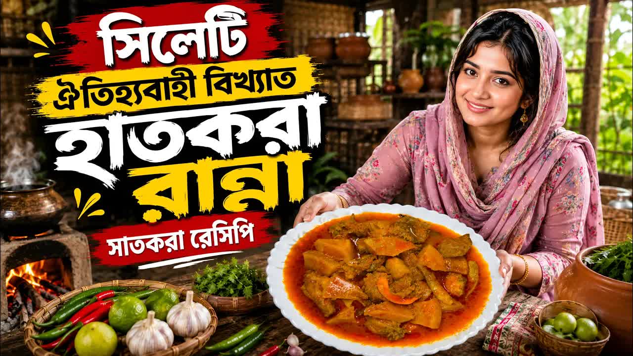 সিলেটির বিখ্যাত হাতখরা রান্নার পদ্ধতি