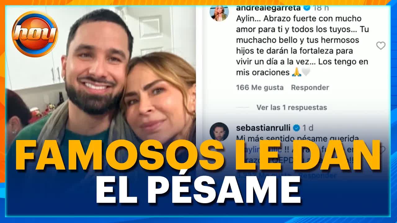 Aylín Mujica despide a su hijo Mauro