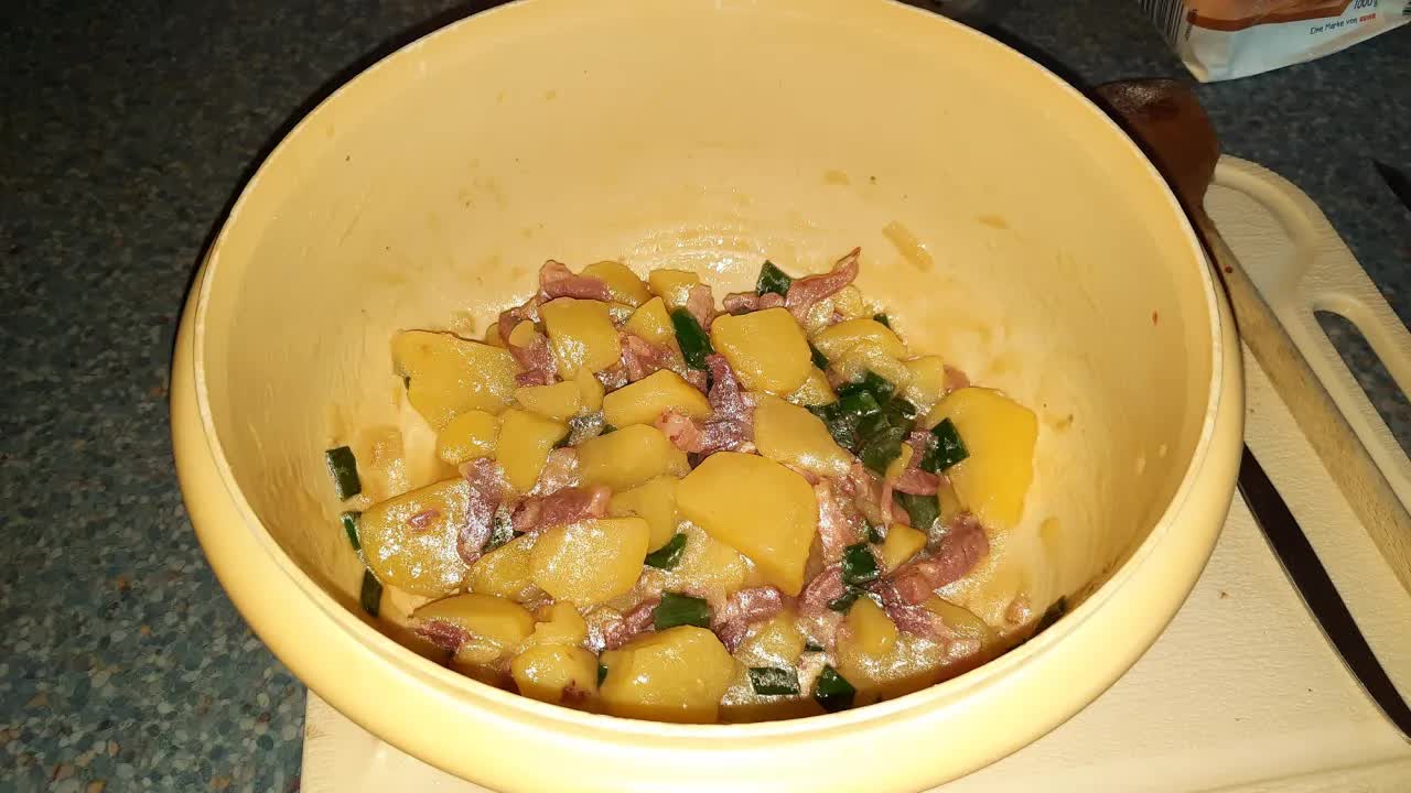 Fränkischer Kartoffelsalat ohne Mayonnaise