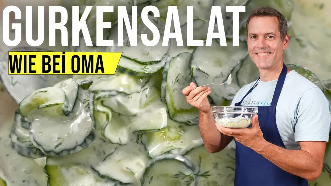 Klassischer Gurkensalat wie von Oma