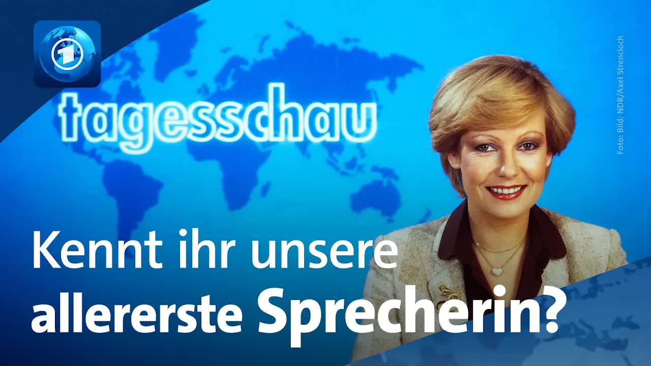 Dagmar Berghoff blickt auf 50 Jahre Tagesschau zurück