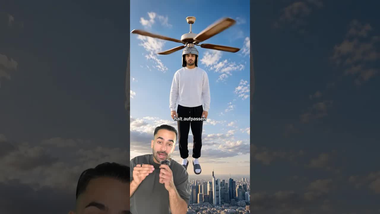 So könnt ihr mit einem Ventilator fliegen
