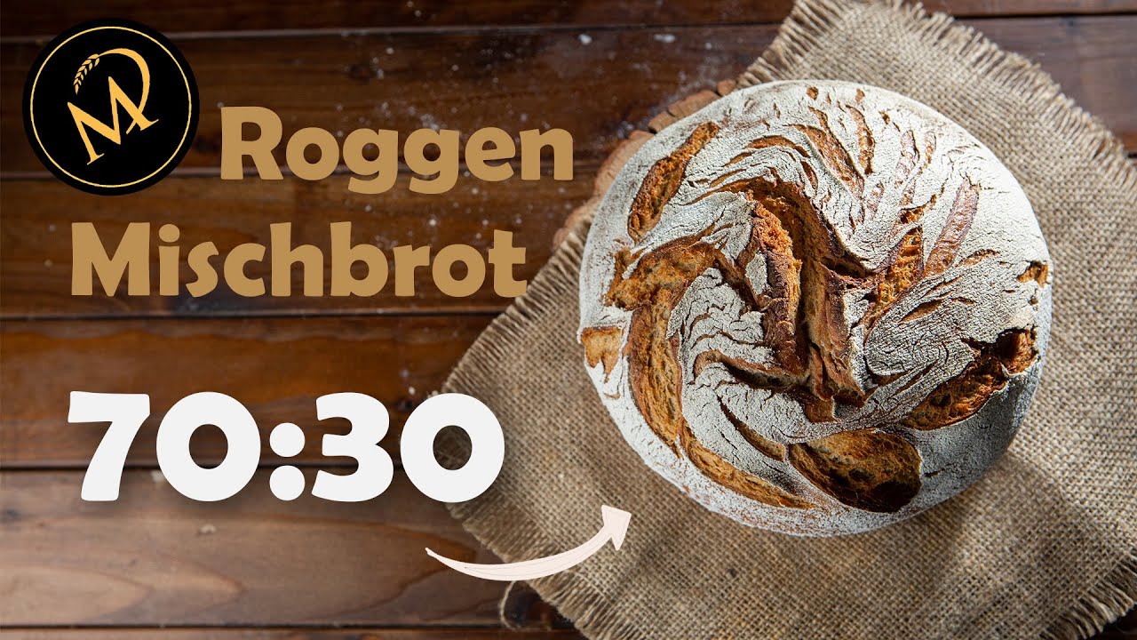 Perfektes Roggen Mischbrot zum Tag des Deutschen Brotes
