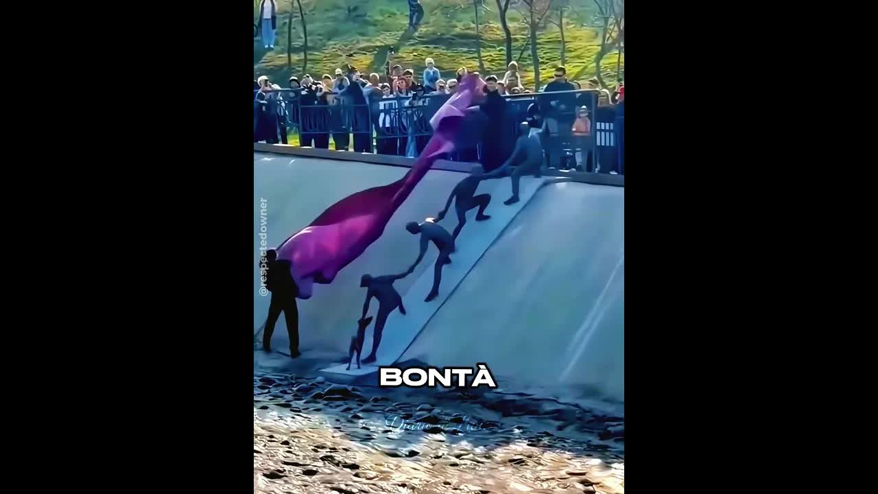Una mano che simboleggia l’umanità