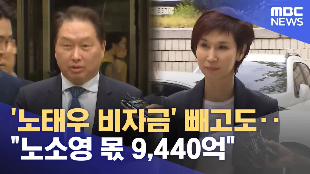 노소영, 최태원 재산분할 9,440억 원 판결