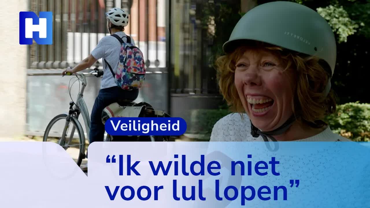 Steeds meer fietsers dragen een helm