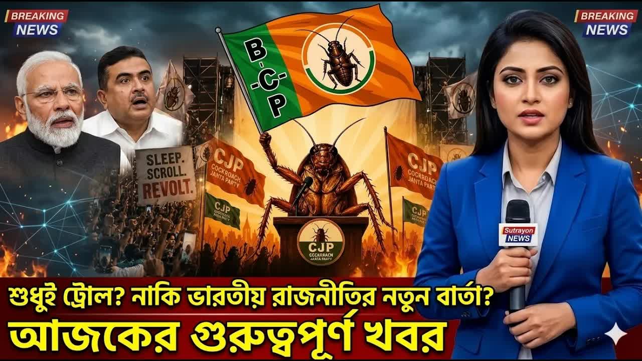 ককরোচ জনতা পার্টি: ভারতের রাজনৈতিক বিস্ফোরণ