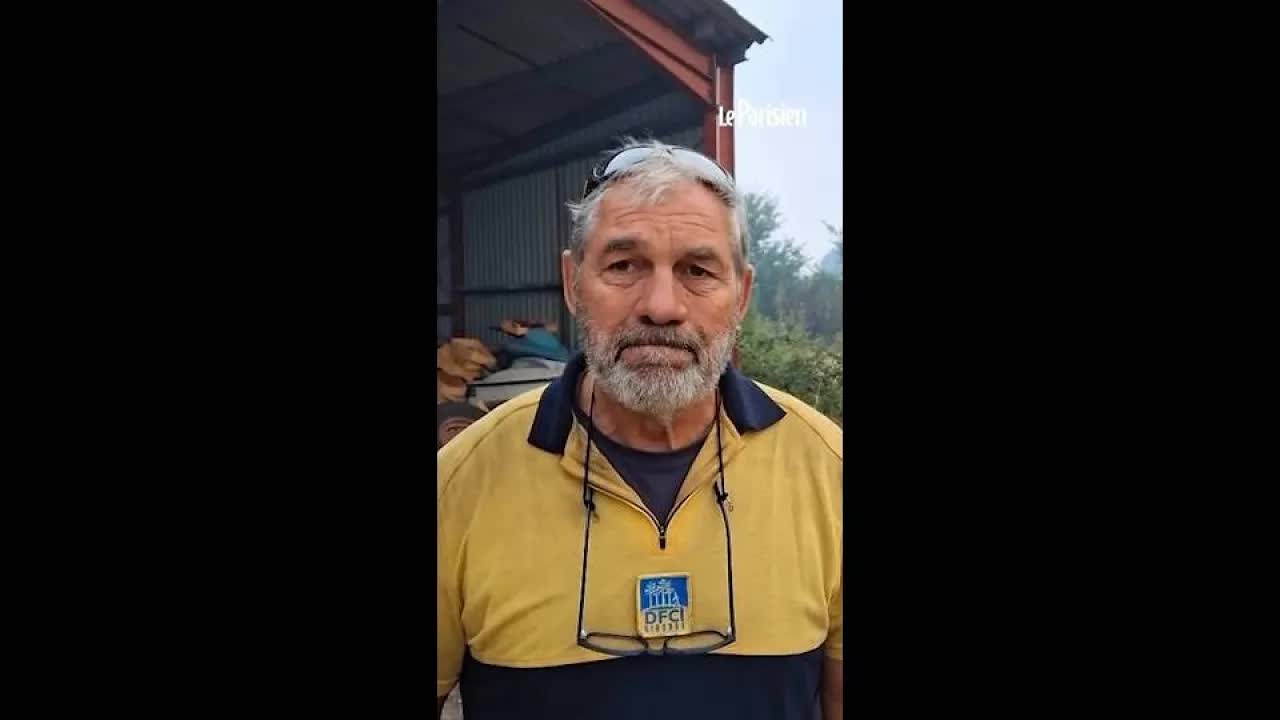 Un agriculteur raconte la destruction par le feu