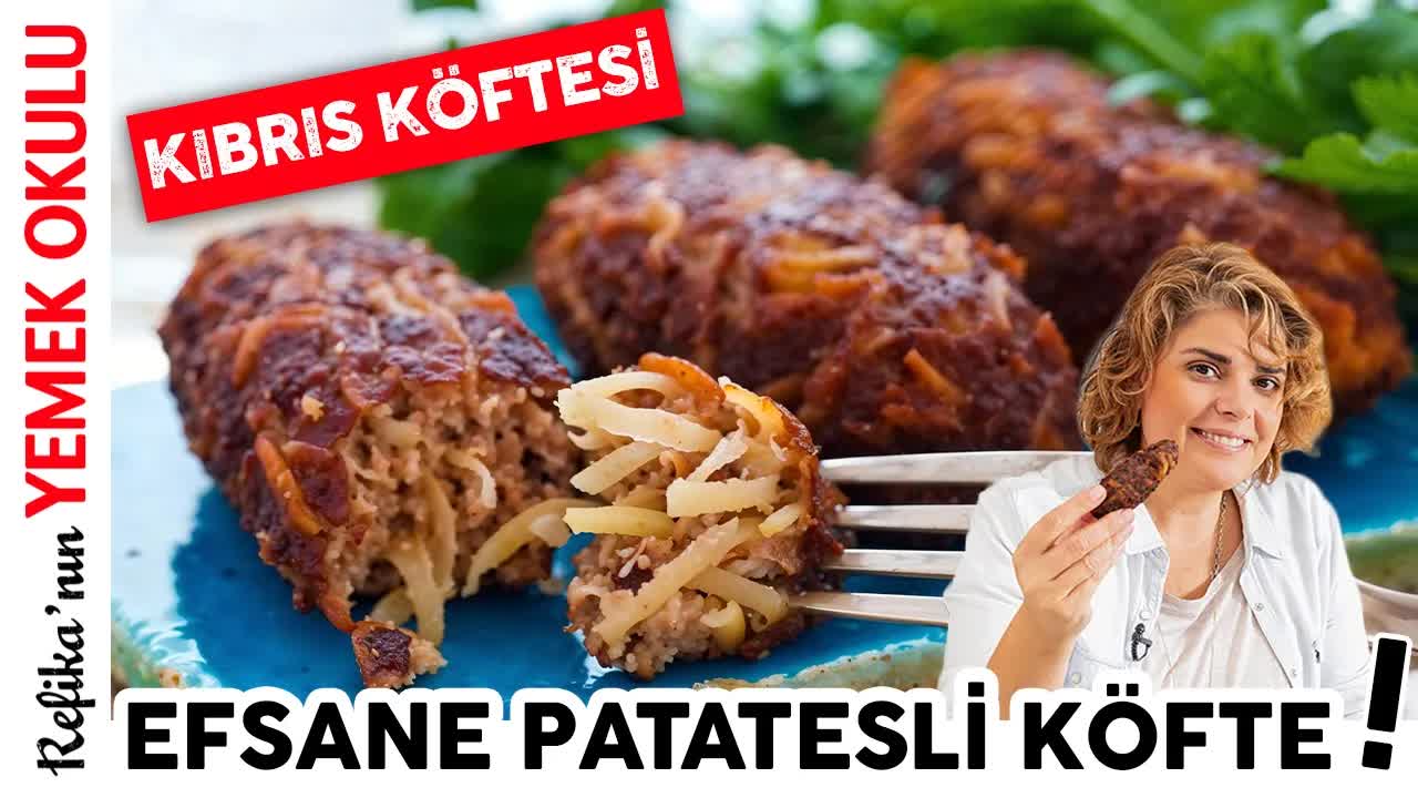 Kıbrıs Usulü Bol Patatesli Köfte Tarifi