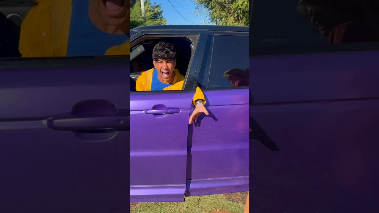 Trolagem com meu irmão no carro