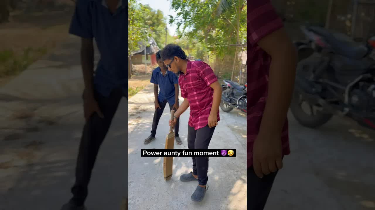 கிரிக்கெட் பால் அடித்தது யார்? குழப்பமான சண்டை