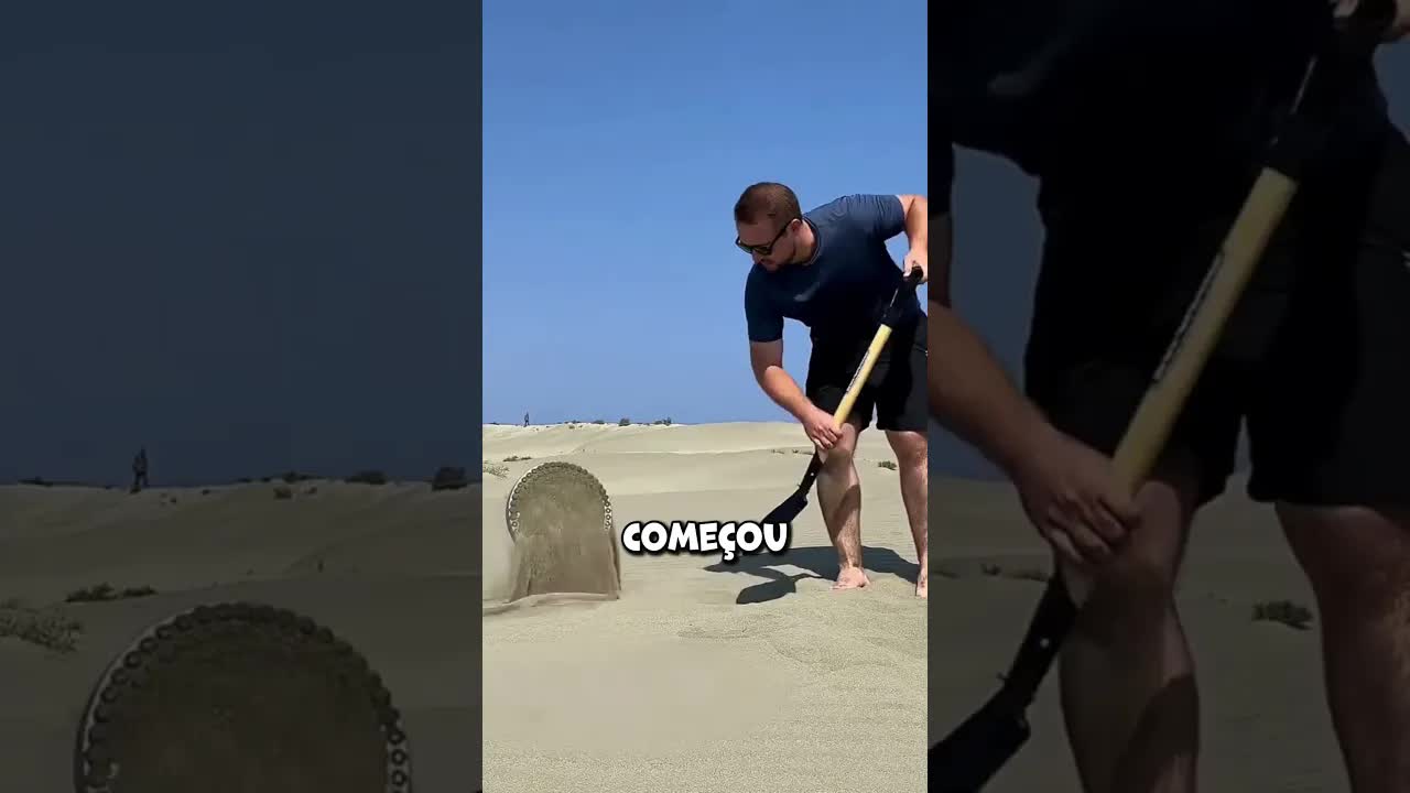 Como encontrar ouro no deserto com um íman
