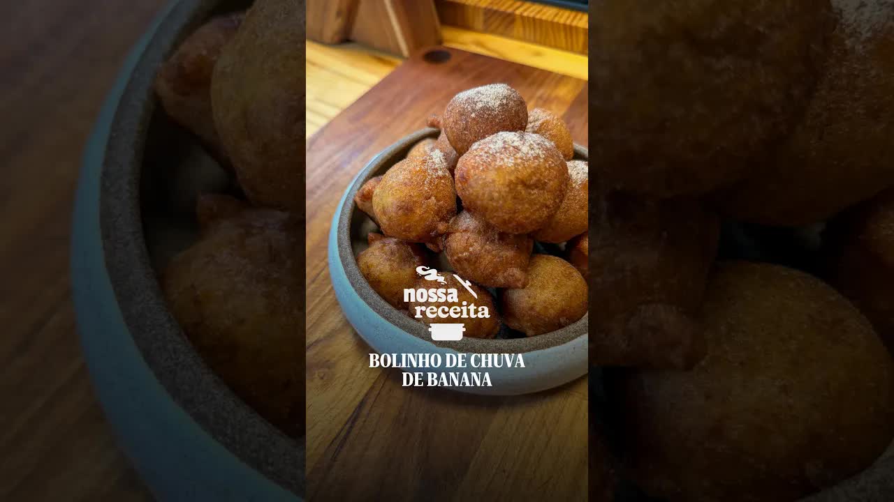 Como fazer bolinho de chuva de banana em casa