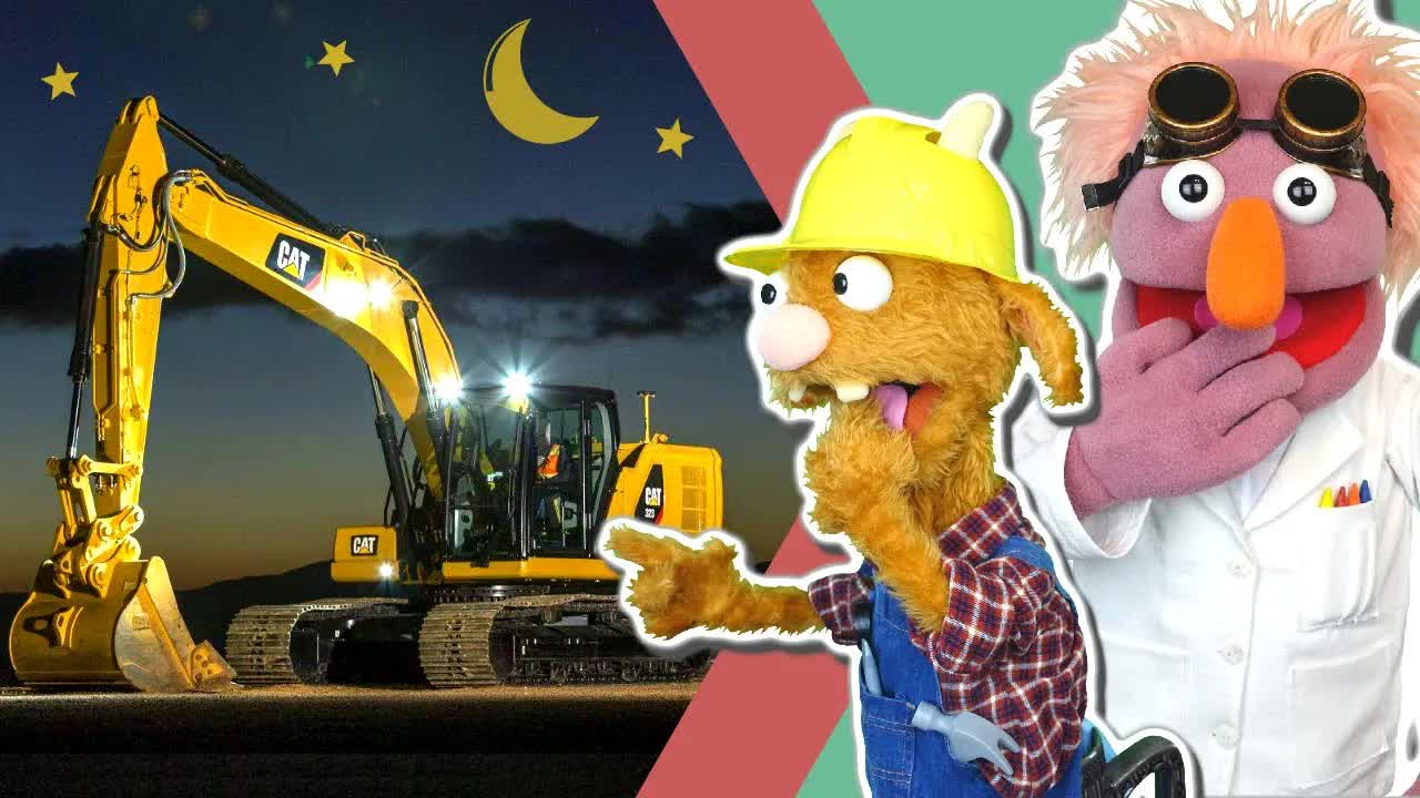 Blinka lilla grävmaskin: Vaggvisa och saga