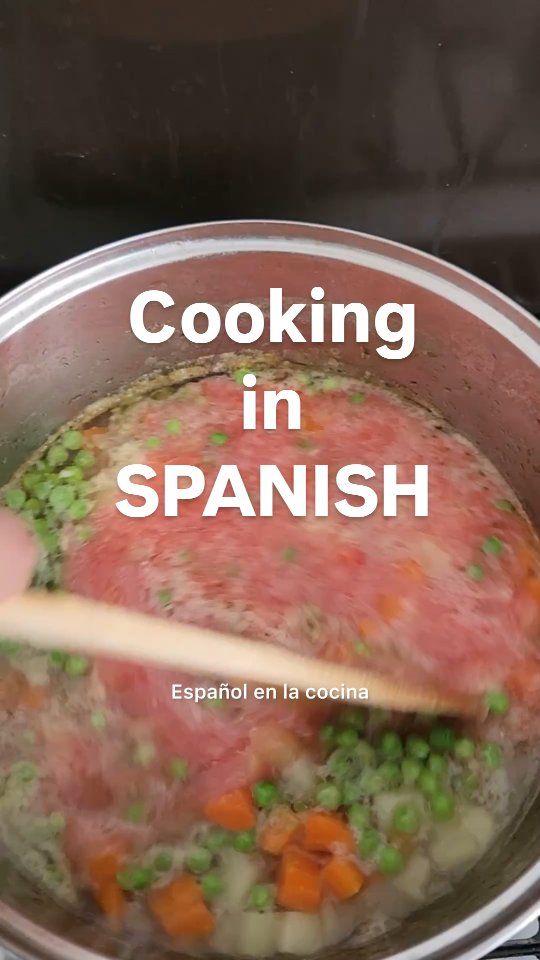 Aprender verbos de cocina en español