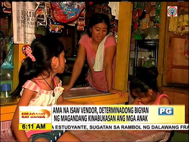 Isang ulirang ama at isaw vendor para sa anak