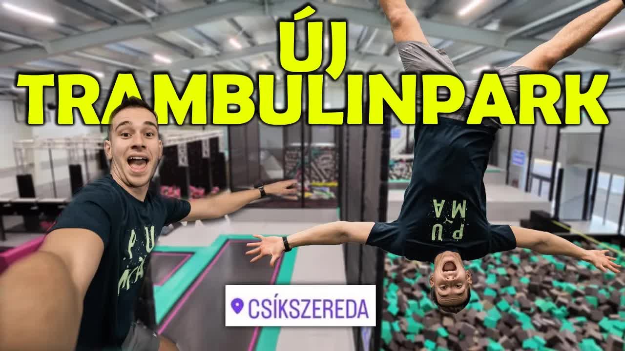 Új trambulinpark felfedezése Erdélyben Danival