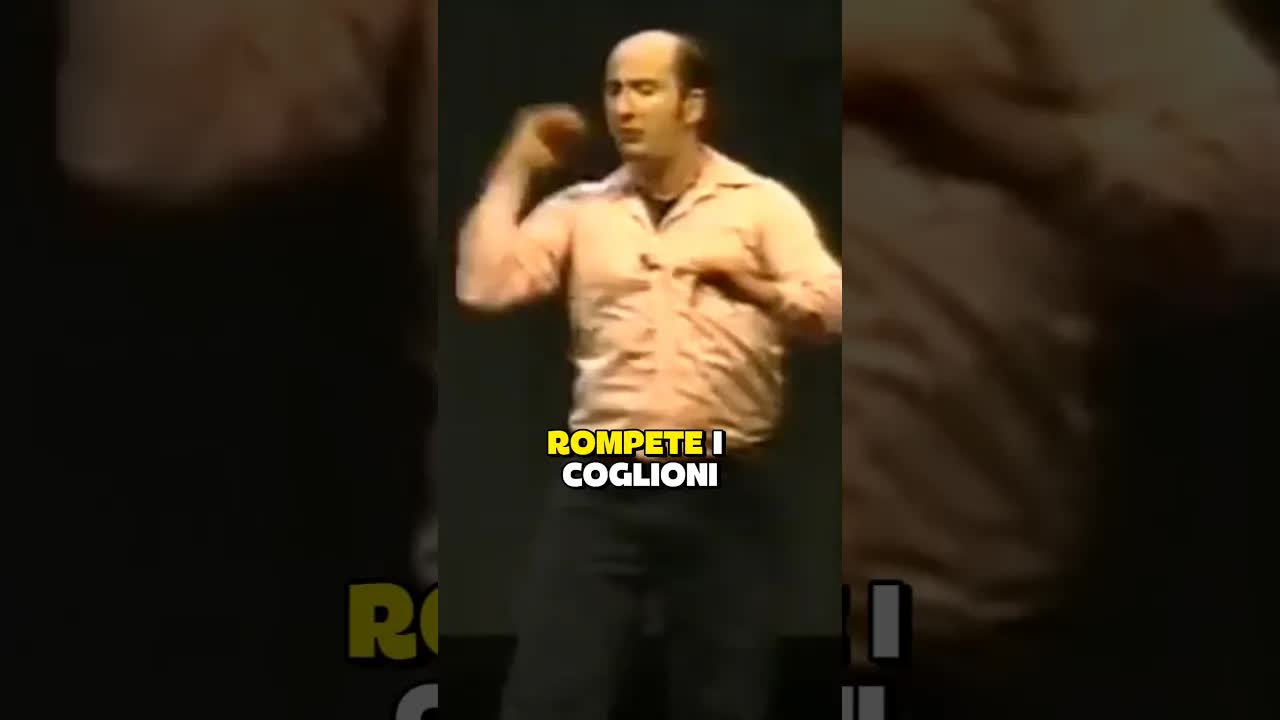 Commedia: Non mi rompete i coglioni