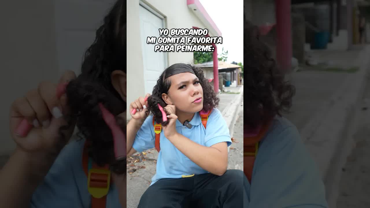 No encuentro mi gomita para el cabello