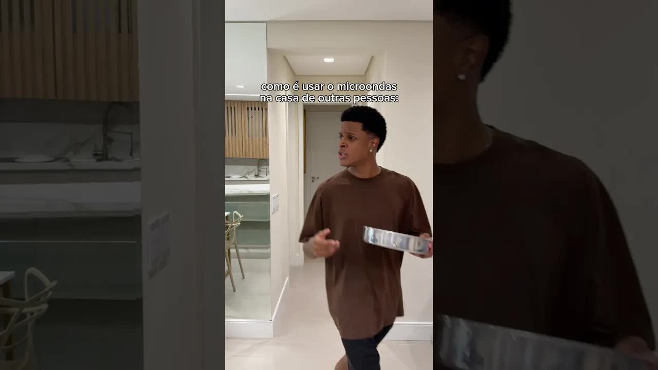 Como usar o microondas na casa de outros