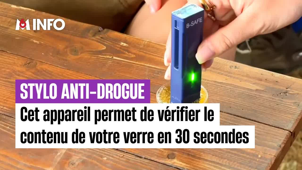 Un stylo détecte les drogues dans les boissons