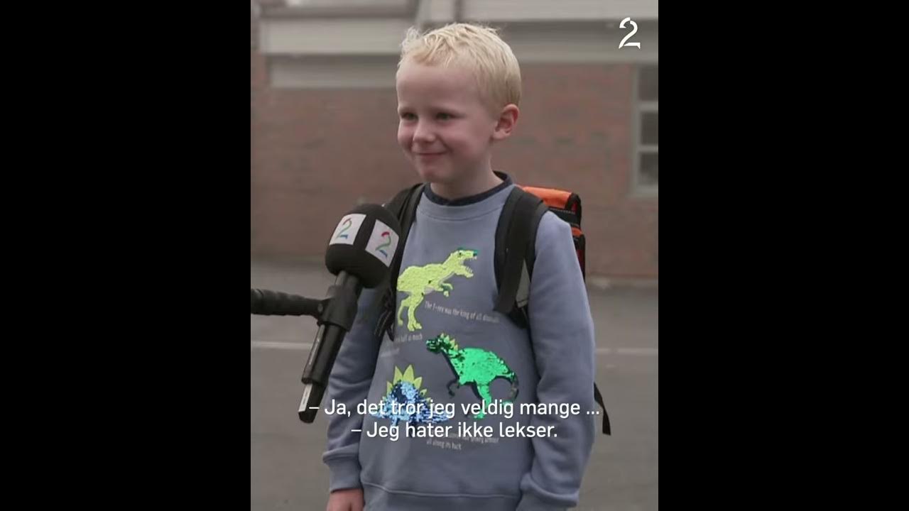 Victor er spent før første skoledag