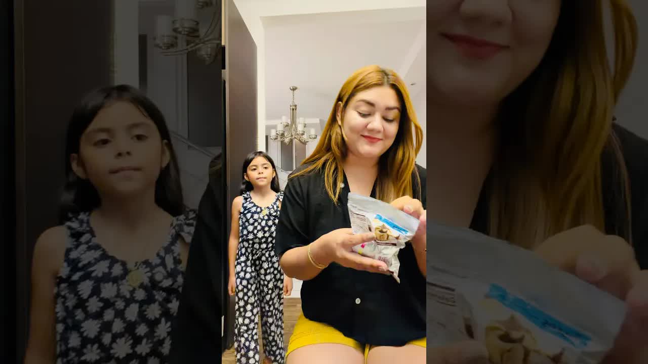 María no quiere compartir su chocolate
