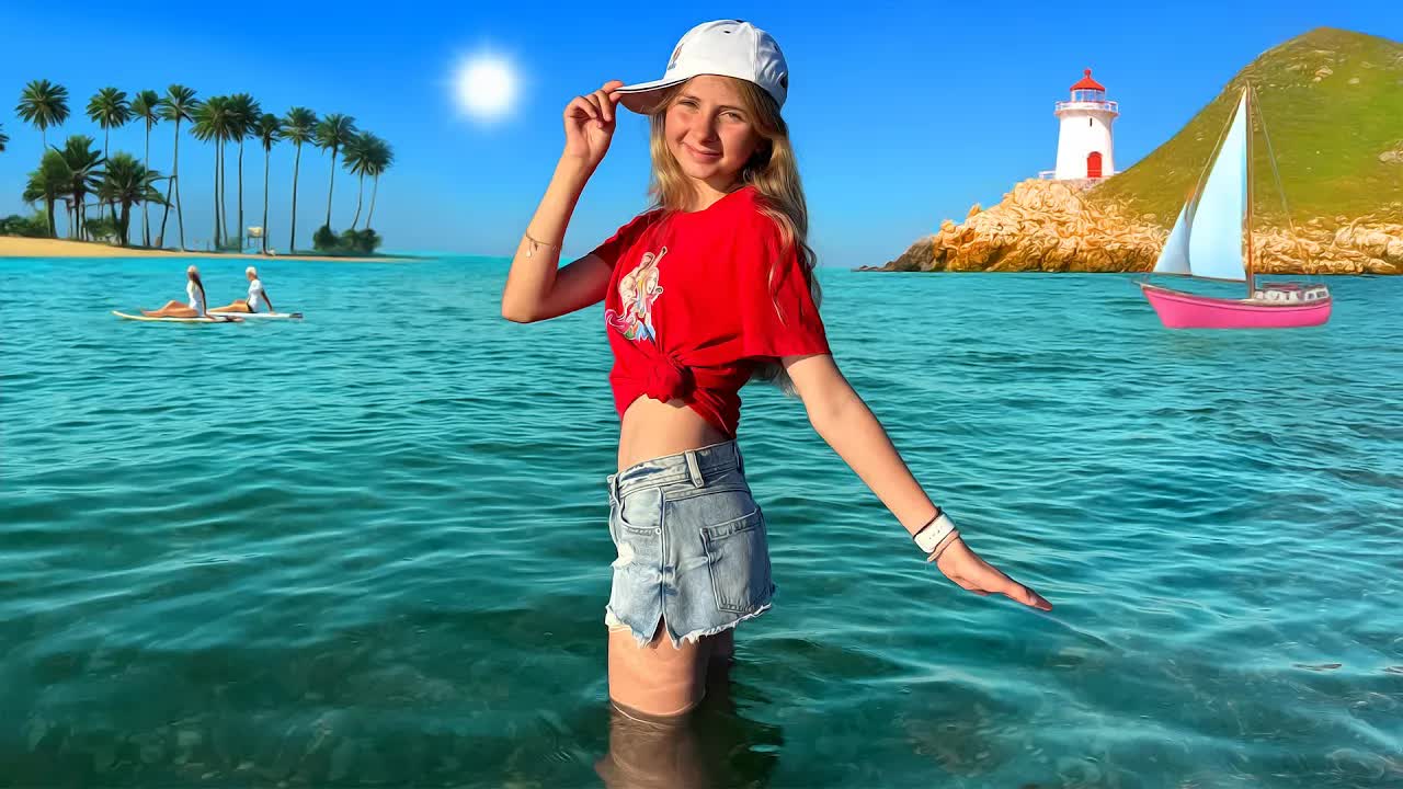 E soare la mare și ne distrăm