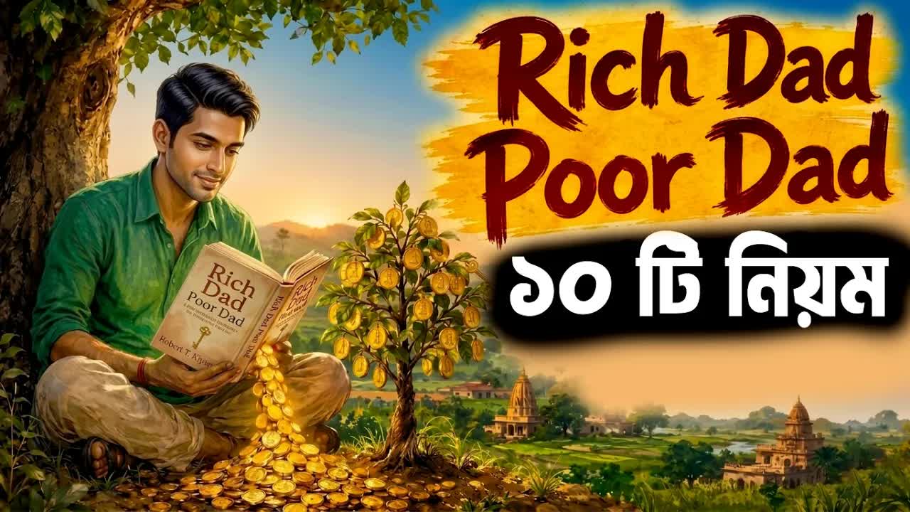রিচ ড্যাড পুয়ার ড্যাডের ১০টি আর্থিক শিক্ষা