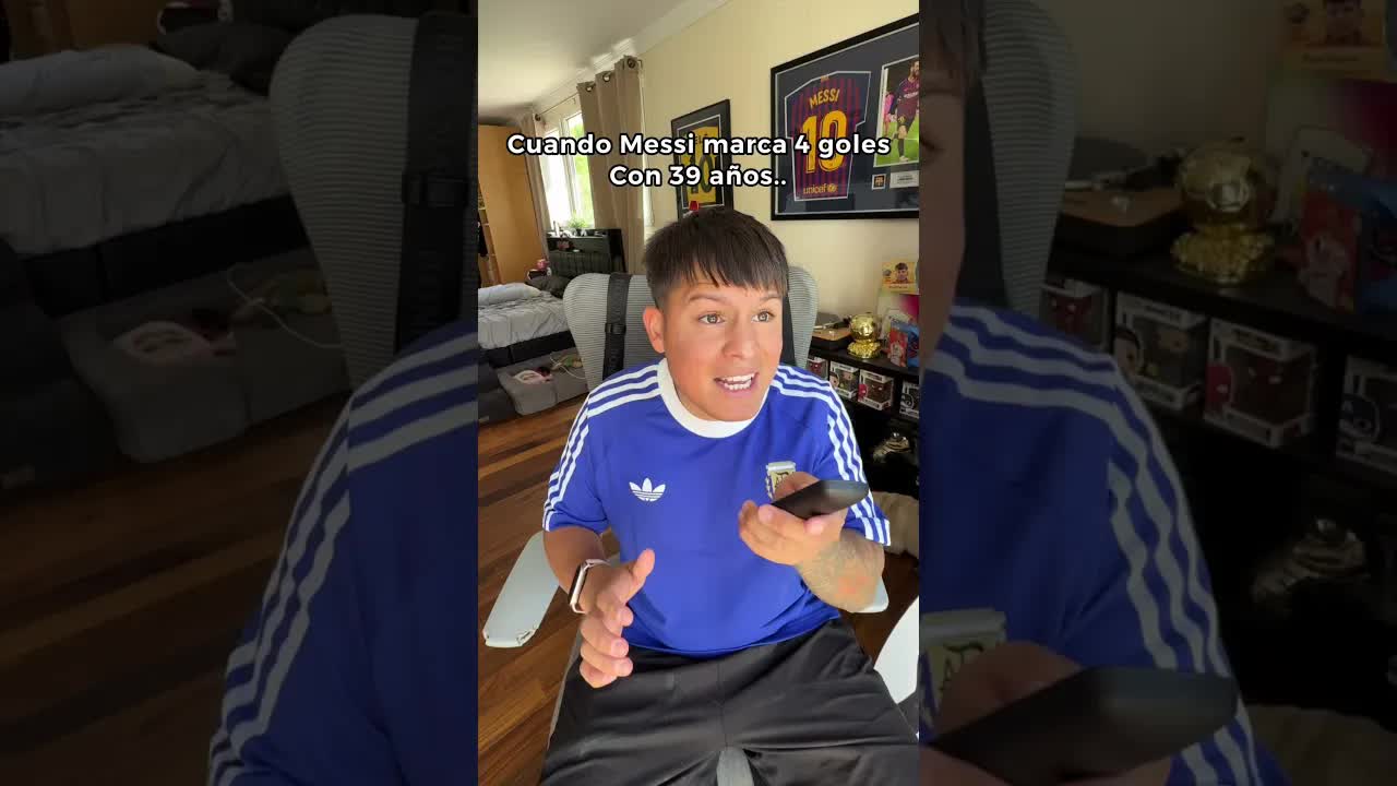 Cuando Messi marca 4 goles con 39 años