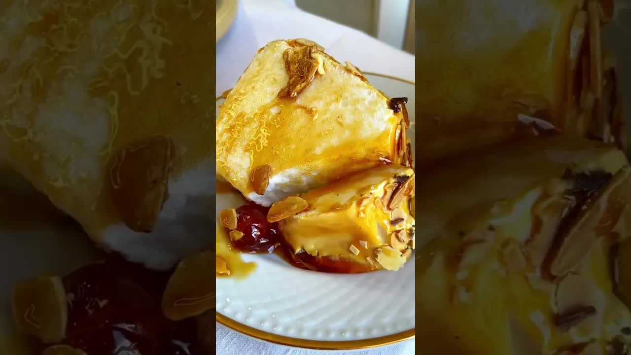 Pudim de claras para o Natal