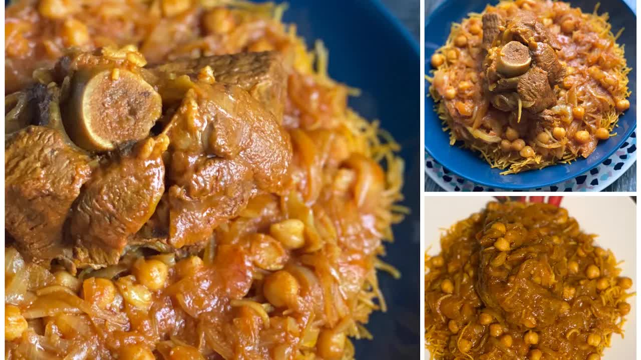 طريقة عمل المكرونة المبوخة الليبية