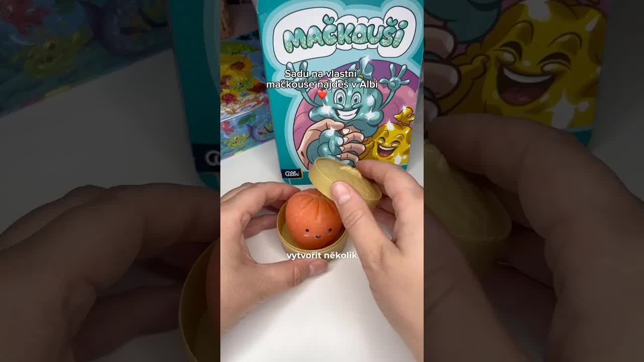 DIY mačkací knedlíček z balónků
