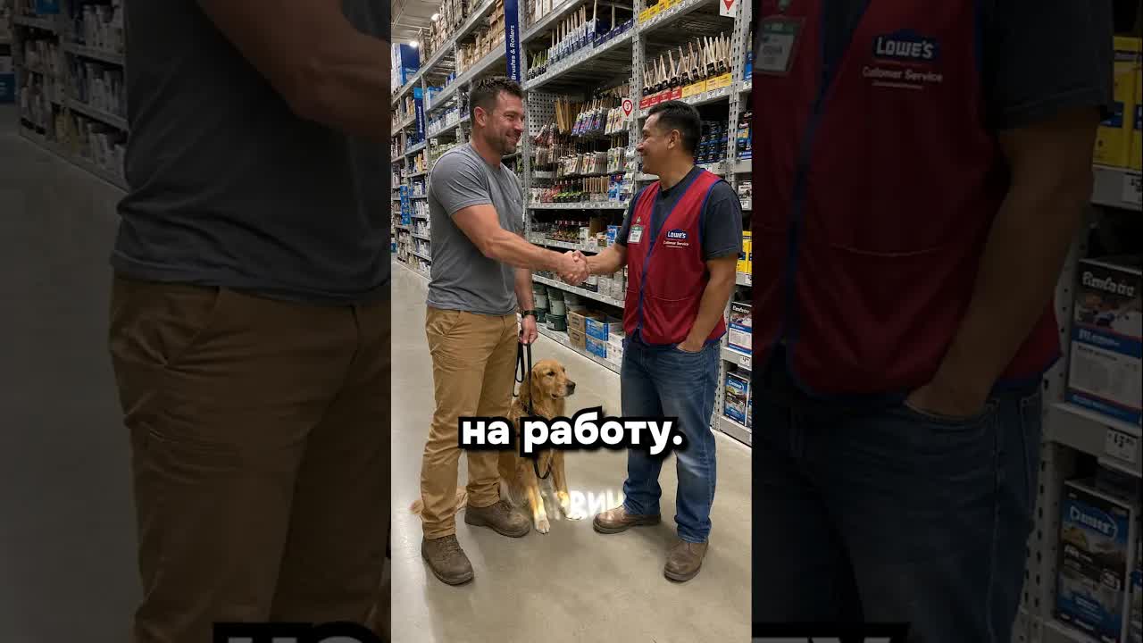 Ветеран и его служебная собака устроились на работу