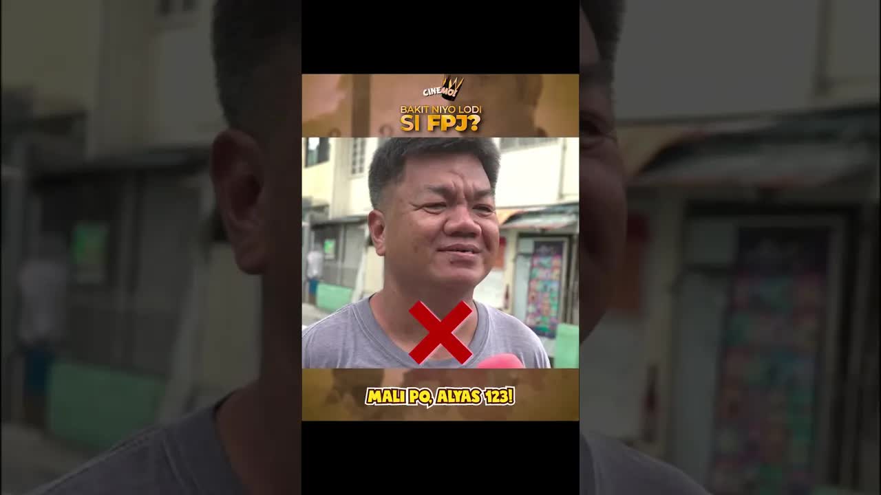 Mga tanong tungkol sa paboritong pelikula ni FPJ
