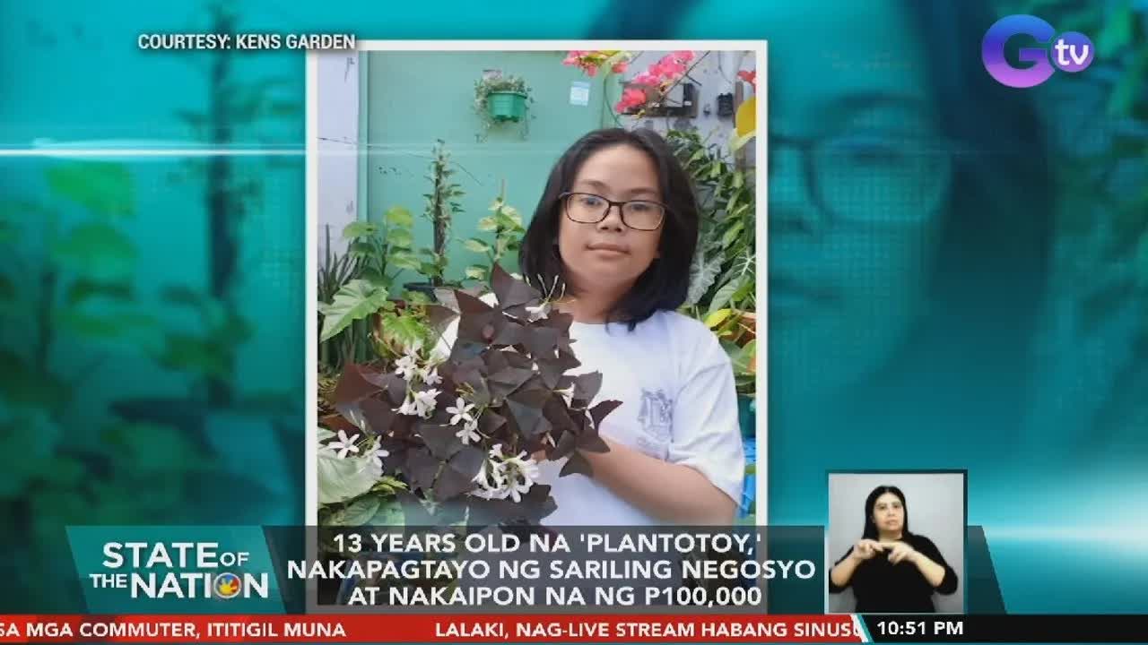 Batang plantito, nakaipon ng P100,000 sa negosyo