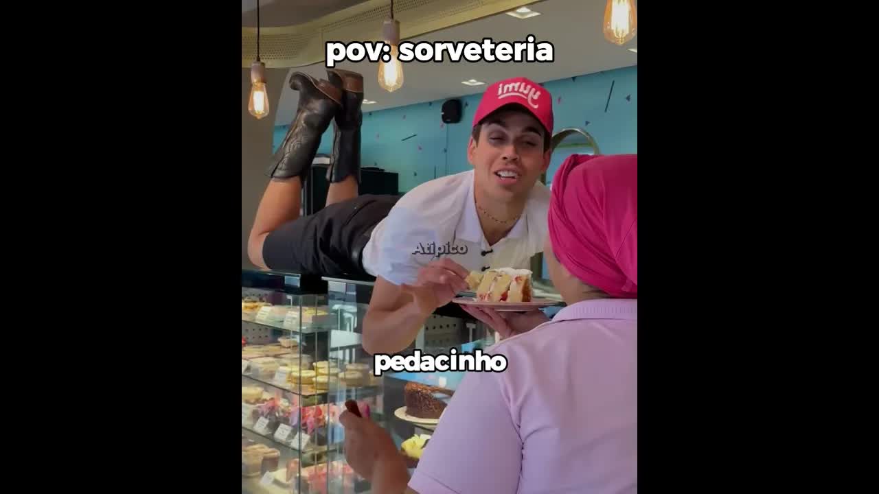 Sorvetes e milkshakes engraçados na Seiteria