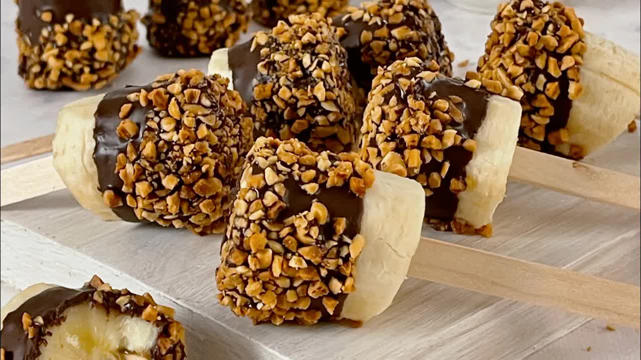 Bites de banana com 3 ingredientes