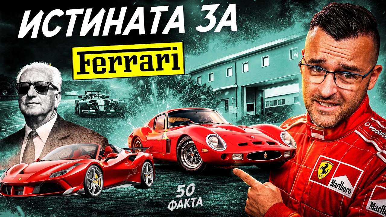 50 факта за Ferrari: История и тайни