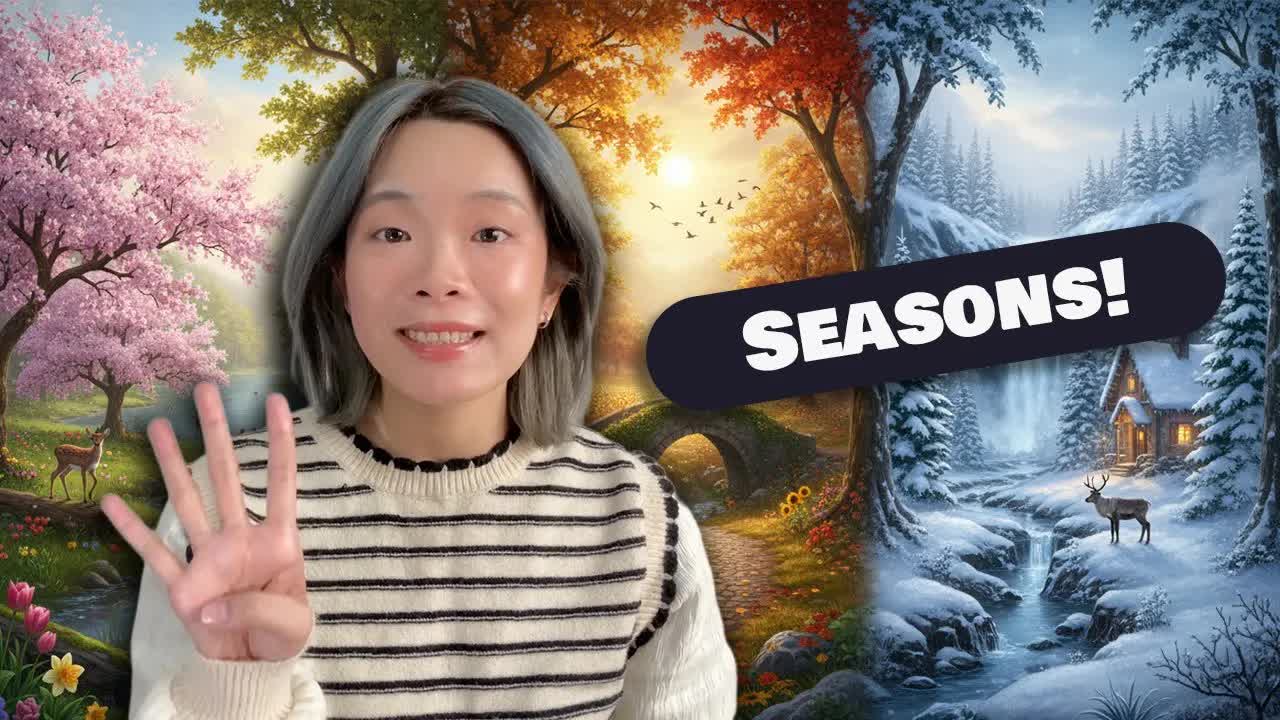 用超简单中文学一年四季