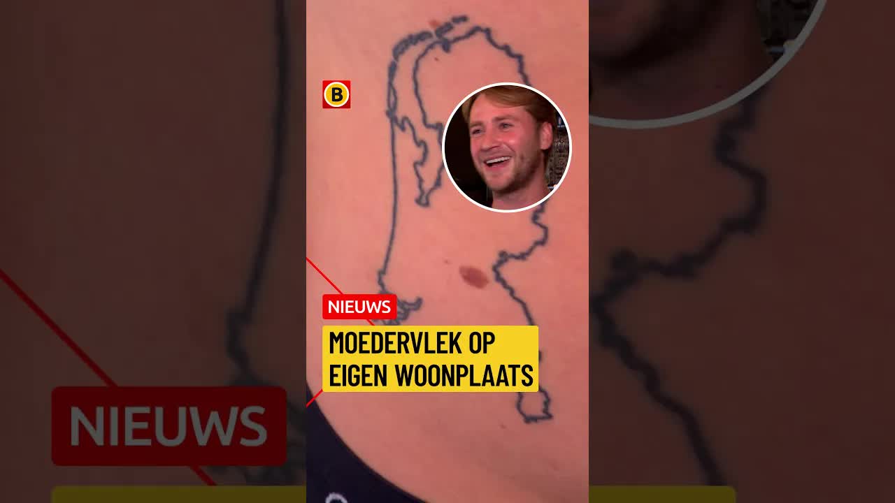 Pepijn's moedervlek-tattoo in Grave