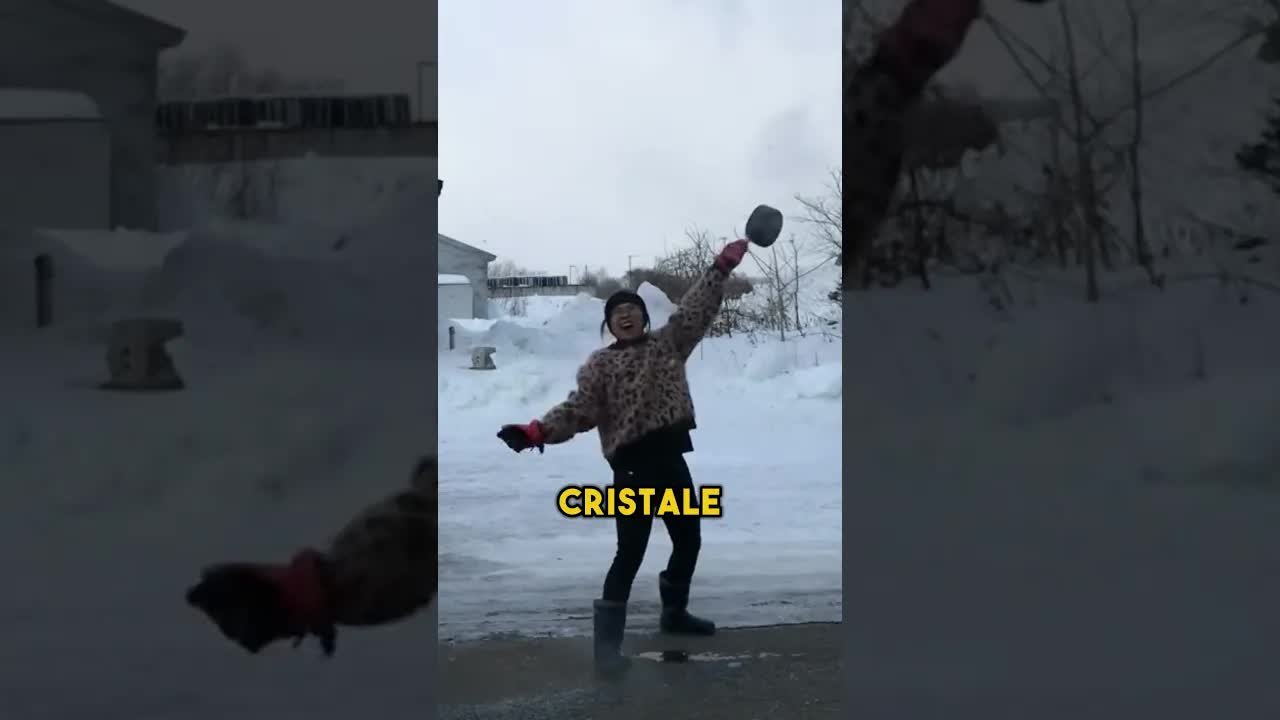 De ce nu arunci apă fierbinte în ger