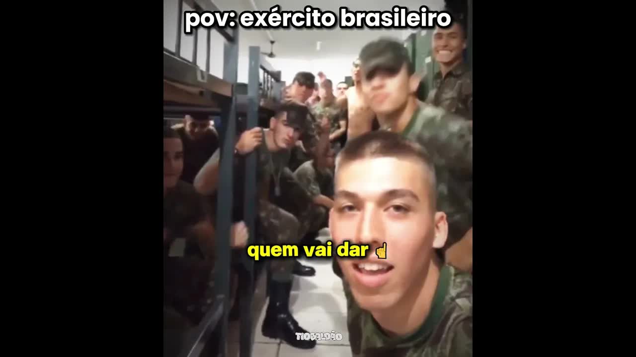 Ele passou vergonha no exército