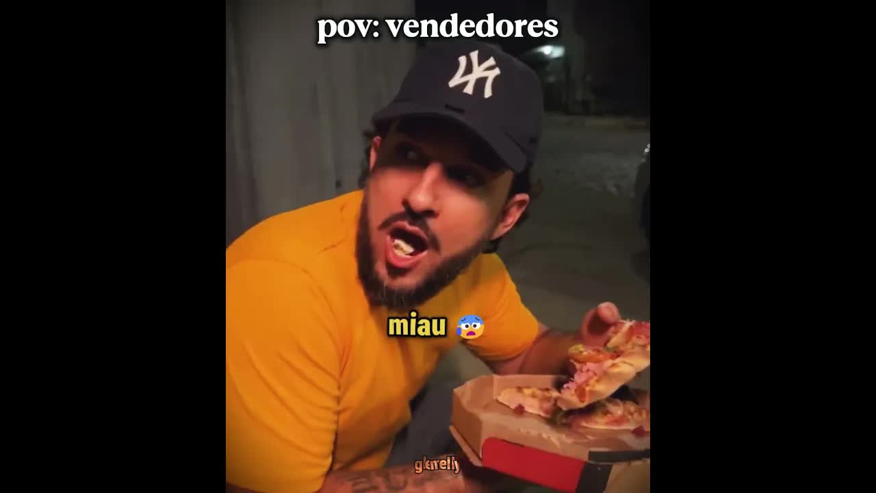 Moço diz que vai dar comida aos gatinhos
