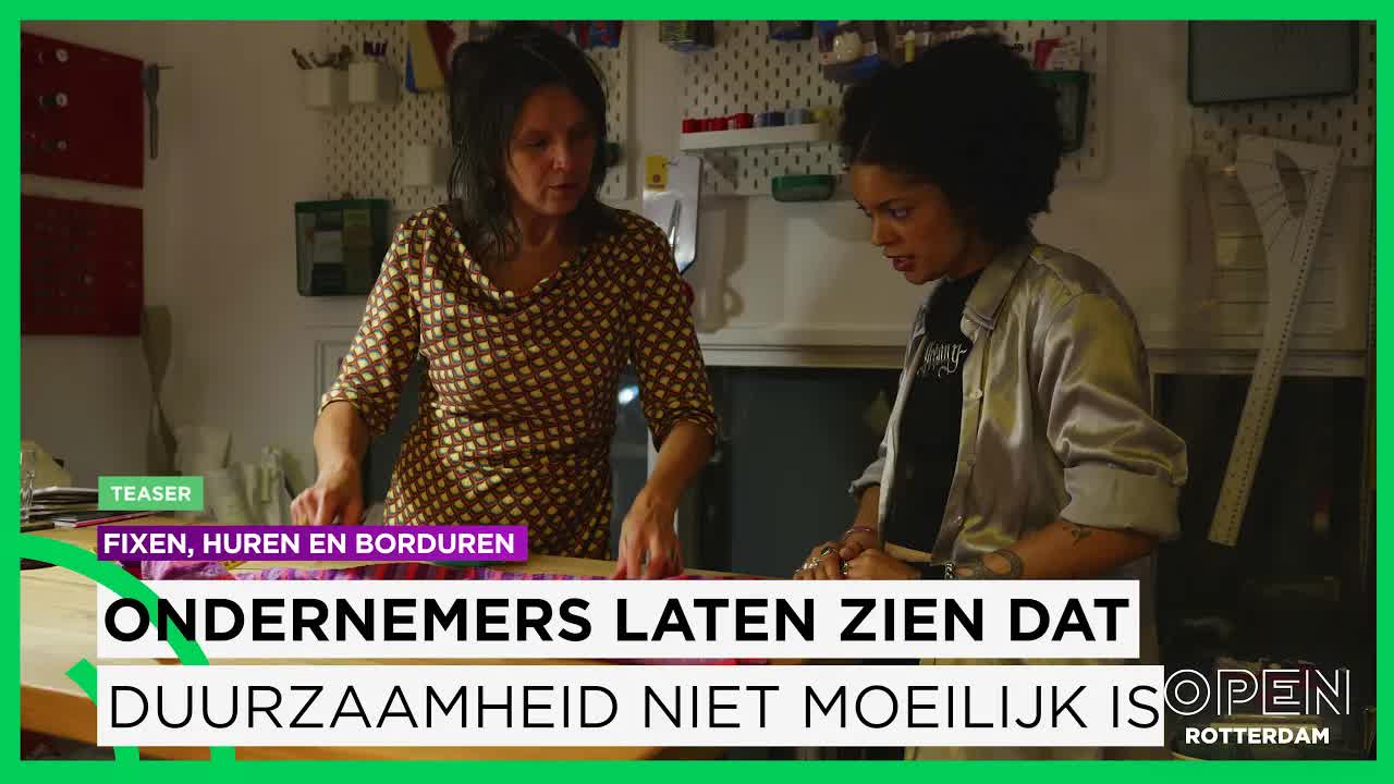 Duurzame Mode in Rotterdam: Fixen Huren Borduren