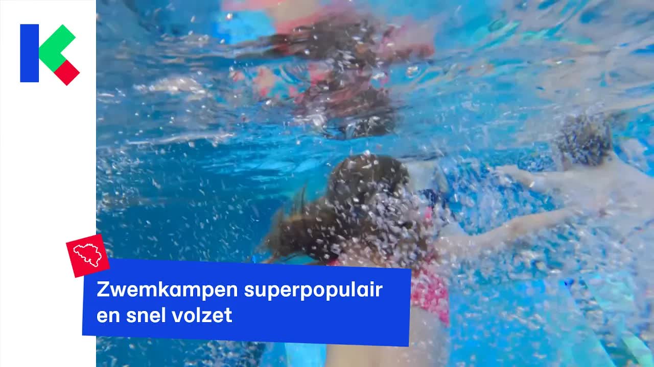 Zwemkampen in de zomer zijn populair