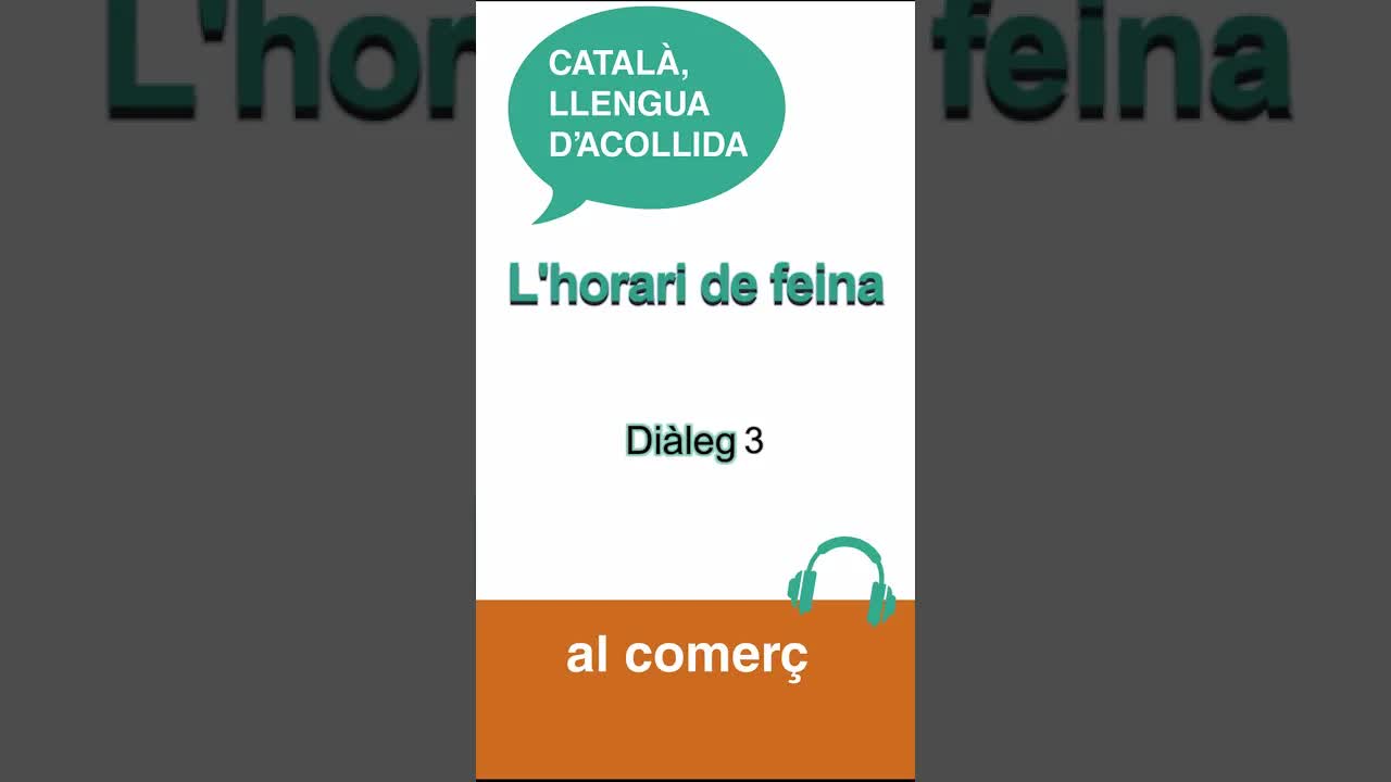 Diàlegs sobre l'horari de feina