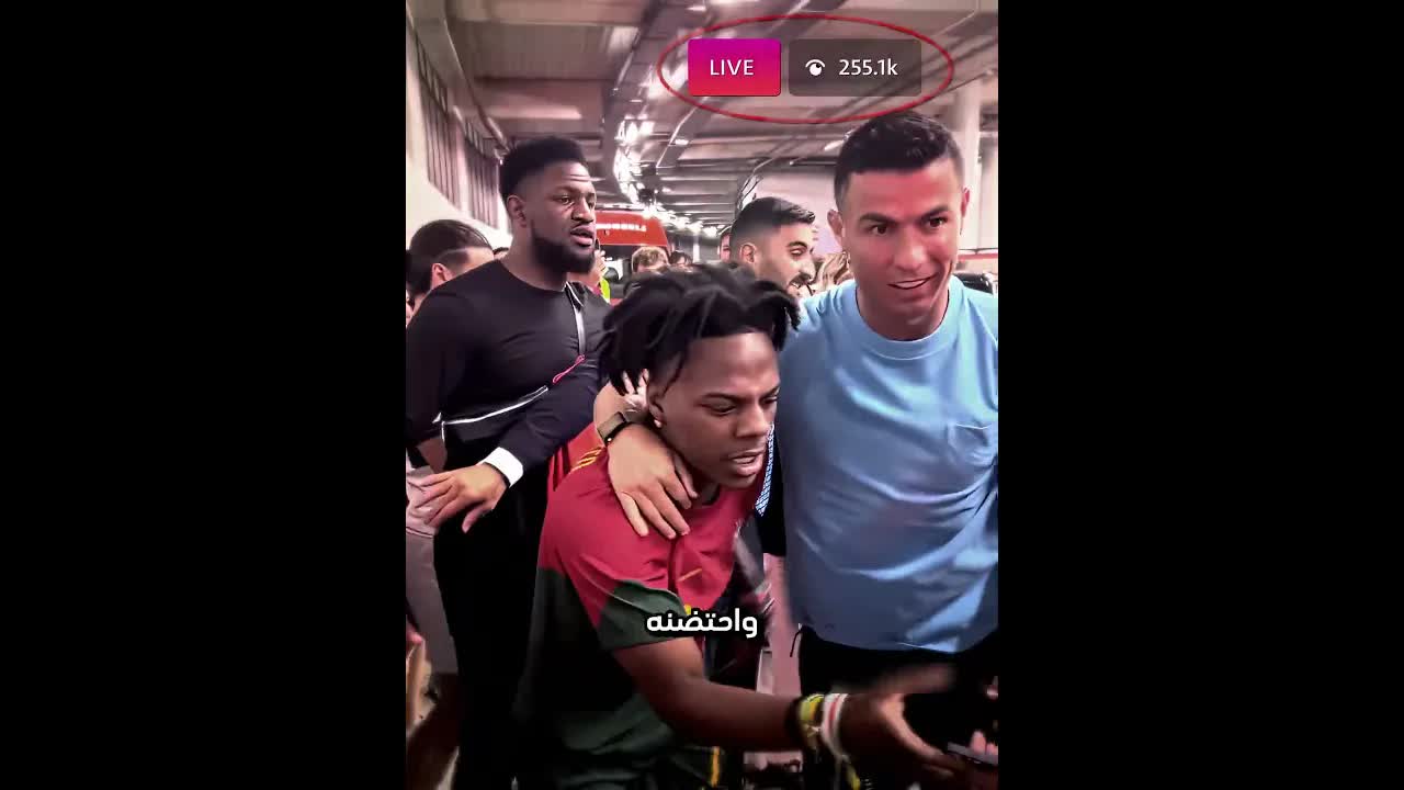 سبيد يلتقي برونالدو الحقيقي بعد خيبة أمل