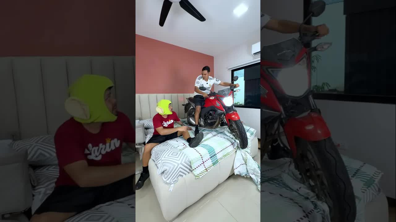 Disputa por el escape de la moto