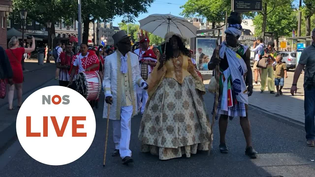 Herdenking slavernijverleden in Amsterdam